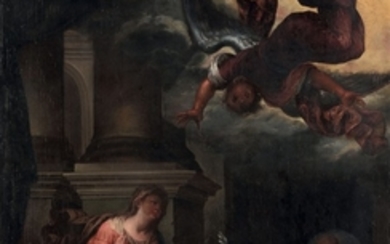 Andrea Ansaldo (1584-1638), attribuito a, Annunciazione