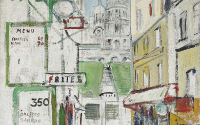 VARLIN (1900-1977), Rue de Steinkerque in Paris, 1957