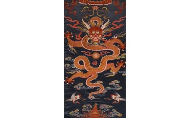 A Chinese emborided silk, 18TH/19TH Century Pr. Size:(Width...