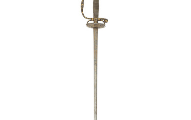 A Continental Small-Sword With Chiselled And Gilt Hilt Mid-18th Century,...