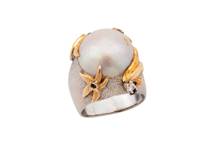 A. Daou l A mabé pearl ring, circa 1965