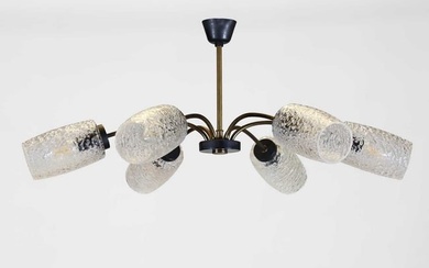 A French modernist chandelier