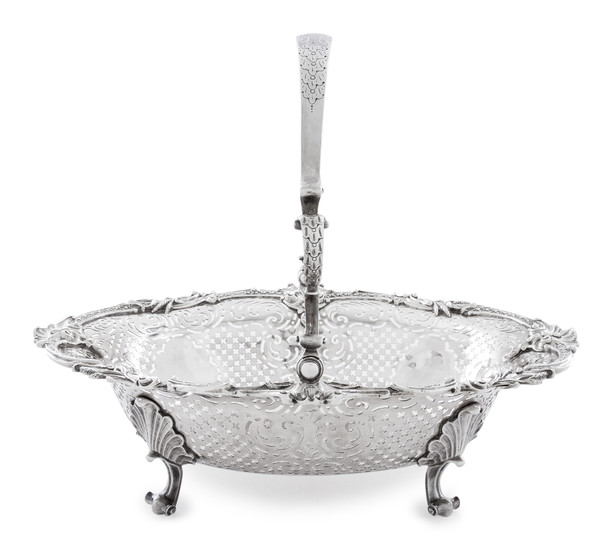 A George III Silver Centerpiece Basket
