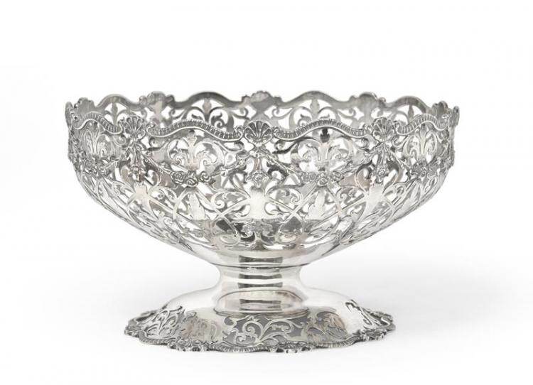 A George V Silver Bowl, by David Landsborough Fullerton, London,...