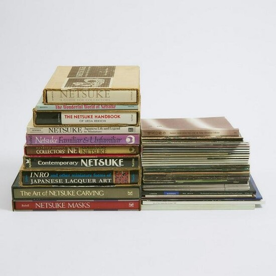 A Group of Thirteen Netsuke Reference Books, Together