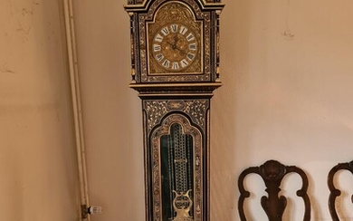NOT SOLD. A Japanned longcase clock. 20th century. H. 205 cm. – Bruun Rasmussen Auctioneers of Fine Art