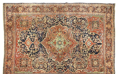 A PERSIAN SAROUK MAHAL CARPET, HALF 19TH CENTURY