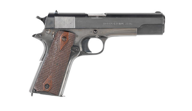A deactivated .45 (ACP) "Model 1911 U.S. Army" semi-automatic pistol by Colt, no.21092