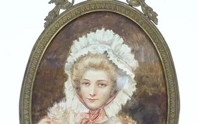 A late 19th / early 20thC watercolour portrait