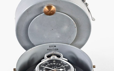 A mid 20th century Hamilton 4992B with Adamson navigation watch case