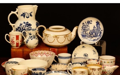 A study collection of 18th century English porcelain, variou...