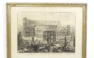 After Giovanni Battista Piranesi (1720-1788), Etching, Vedut...