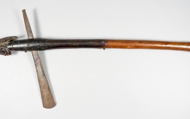 An Ethnic Axe, Early 20th Century, 11ins iron blade,...