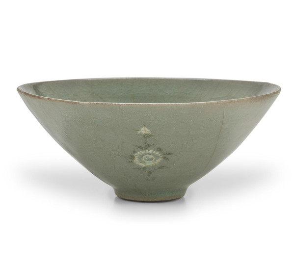 An inlaid-celadon stoneware bowl
