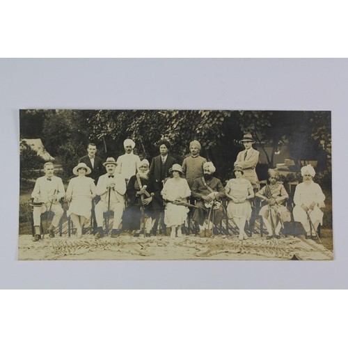 Anglo-Indian Black and White Photograph, a formal photograph...