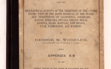 Annual Report of "Western States" by Wheeler, 1875 [178528]