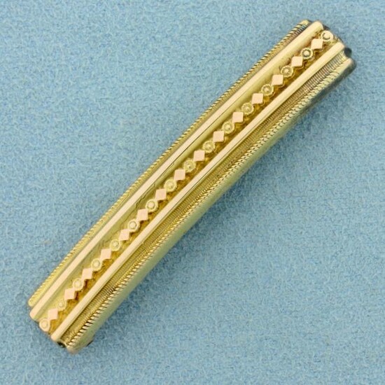 Antique Gold Plated Pin