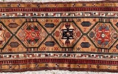 Antique Persian Rug 14 ft x 3 ft 3 in