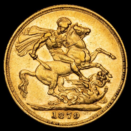 Australia - Sovereign 1879-S (Sydney ) - Queen Victoria (1837-1901) - Gold