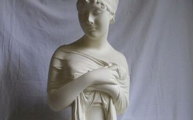 Beautiful statue Madame Recamier bust bust to Houdon