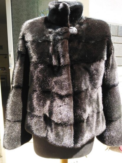 Black Saga - Mink fur - Fur coat - Made in: Greece