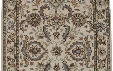 Brand New Traditional Cream 4X6 Agra Wool Hand Tufted Oriental Area Rug Carpet