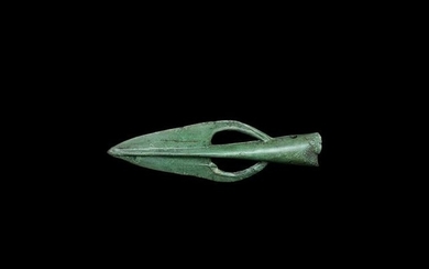 Bronze Age Pierced Socketted Spearhead