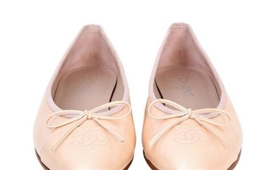 CHANEL Ballerinas, Gr. 38,5 C, NP.: ca. 600,-€.