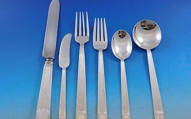 Century by Tiffany and Co. Sterling Silver Flatware Set Service 74 pcs Dinner