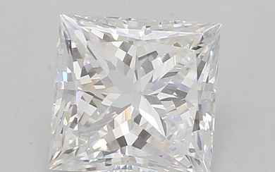 Certified 0.90 Ct Square Modified Brilliant cut F VS2 Loose Diamond