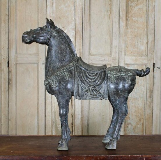 Chinese Bronze Horse Sculpture