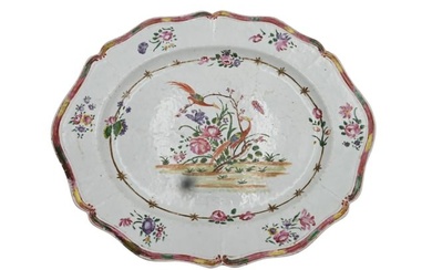 Chinese Export Famille Rose Deep Platter