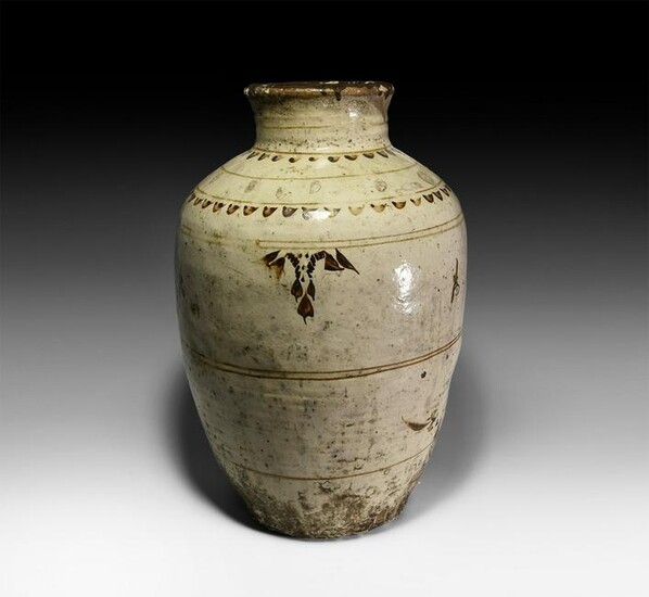 Chinese Ming Glazed Tsu Chou Ware Jar