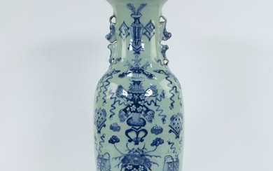 Chinese celadon vase, 19th century