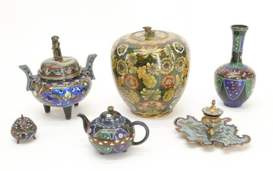 Collection of Japanese Cloisonne, 19th C