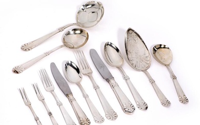 Danish silver cutlery. Cohr. Weight excl. items with steel 2815 g. (80)