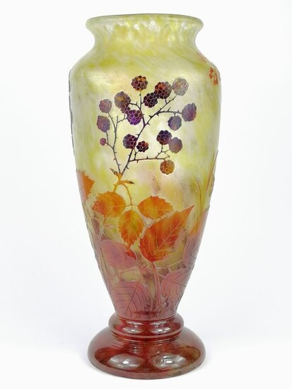 Daum Frères, Daum Nancy - Vase, Art Nouveau