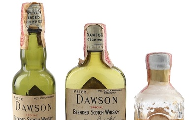 Dawson's Special 8 Year Old, Special & Old Curio Bottled 1950s - Julius Wile Sons & Co. 3 x 4.7cl / 43.4%