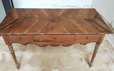Desk (1) - Louis Philippe - Olive, Wood - Second half 19th century
