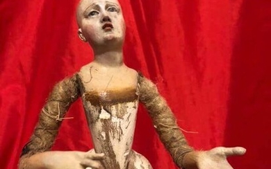 Devotional mannequin - Wood - First half 18th century