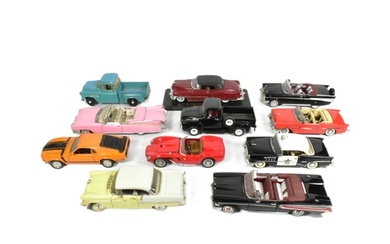 Diecast - a collection of 1/18 scale diecast model cars of m...