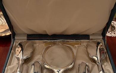 Dressing table set - .925 silver
