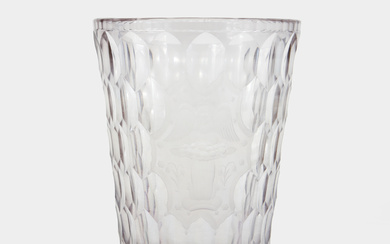 EDWARD HALD. A glass vase, Orrefors, executed in 1927.