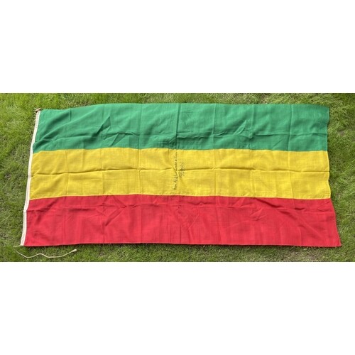 [ETHIOPIA]: A World War II date national flag of Ethiopia (m...