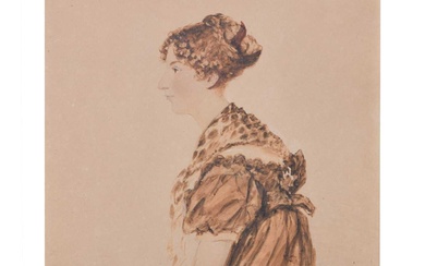 Early 19th century watercolour portrait of Maria Isabella Boyes