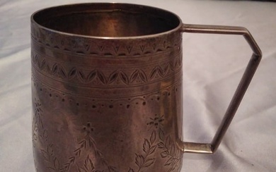 Excellent English sterling silver Tankard