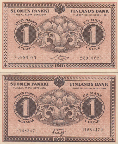 Finland 1 Markka 1916 (2)