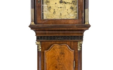 Floor clock, 19th century, marked
