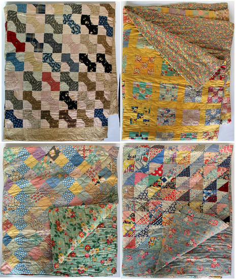 Four Vintage Quilts #109348