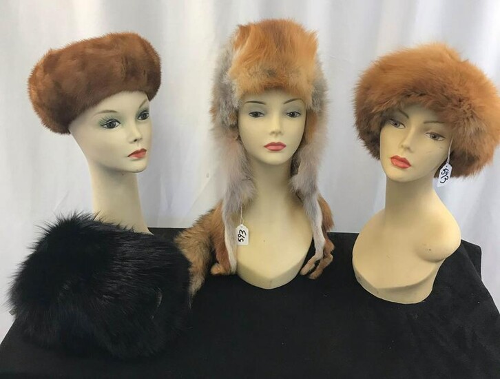 Fox and Mink Fur Accessories - Hats, Muff and More!